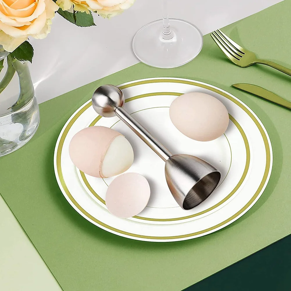 Egg Cutters, Egg Slicer Kitchen Opener Tool Cracker Remover Shells Separator for Hard Soft Boiled Eggs