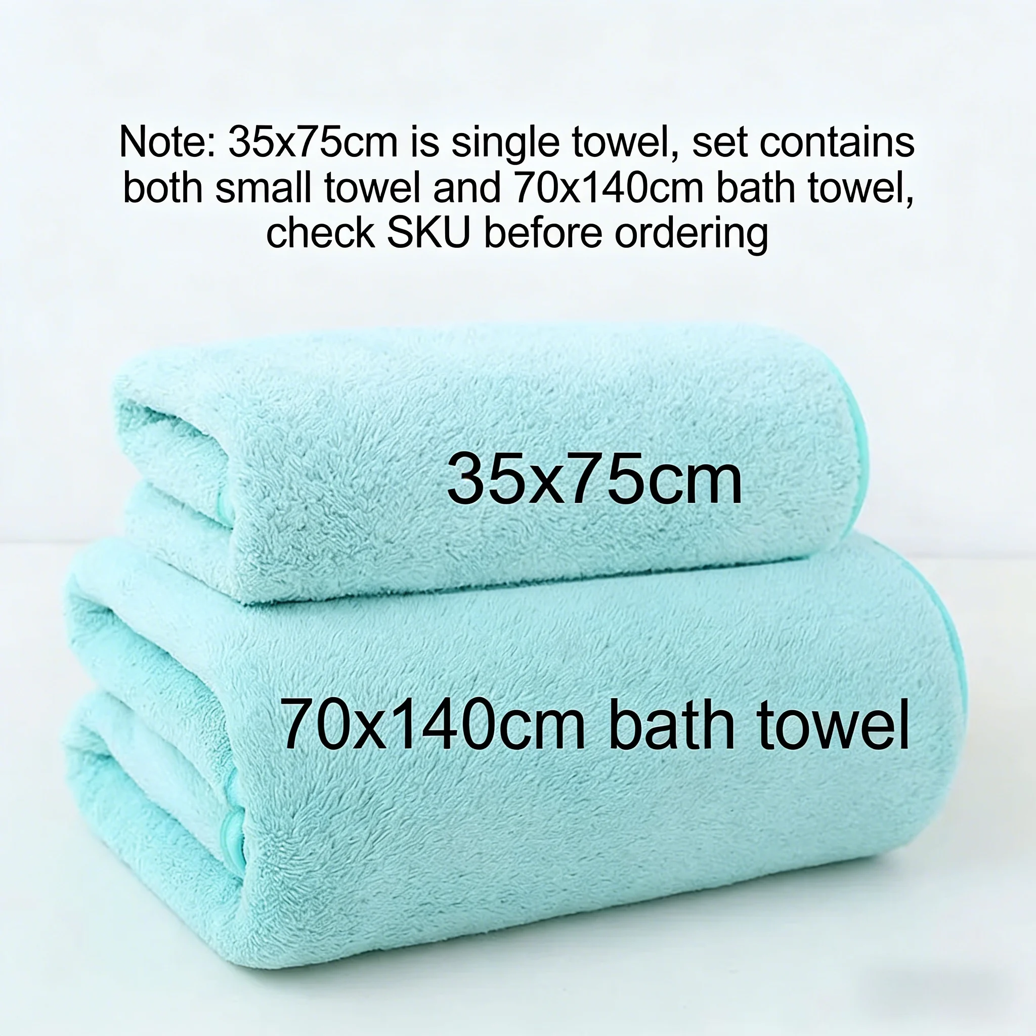 Coral Fleece Towel Set 2