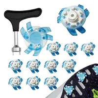 Golf Shoe Spikes Replacements 12 Pieces Footwears Anti Slip Golf Cleat Quick Twist Golf Spikes Golf Cleats Convenient Golf Cleat 1