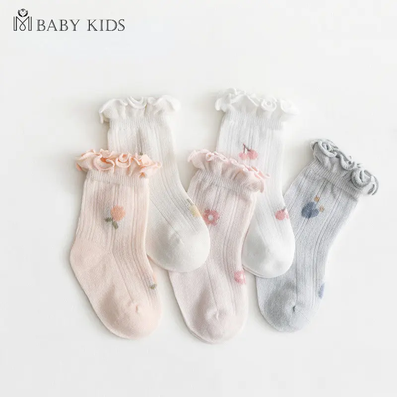 

0-5Yrs Baby Socks Summer Mesh Cotton Cartoon Animal Kids Socks Girls Cute Newborn Boy Toddler Socks Baby Accessories