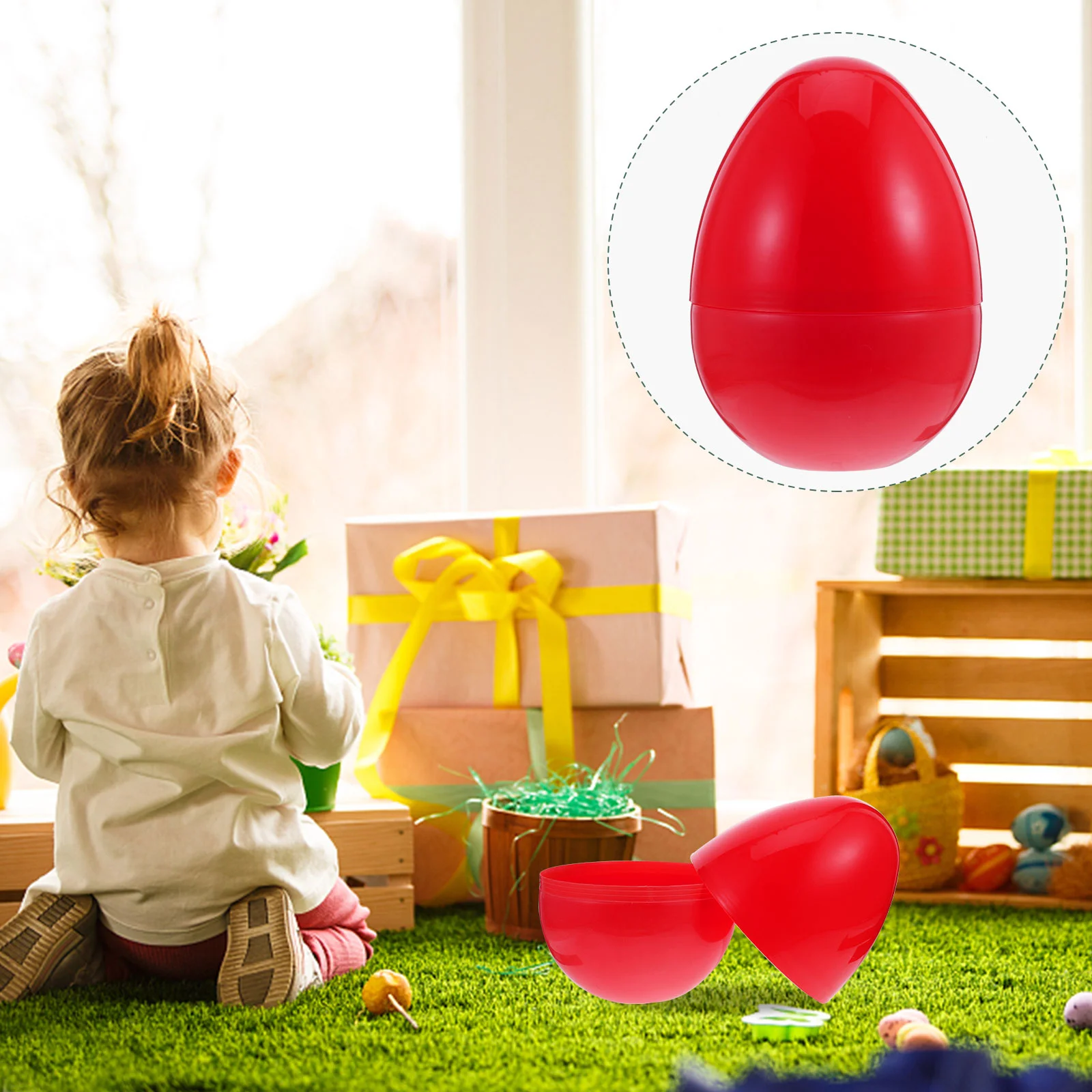 Ipetboom Uova Di Pasqua Non Riempite Uova Di Pasqua Di Plastica Vuote Scatole Di Caramelle Riempibili All'Ingrosso Caccia All'Uovo Di Pasqua Uovo A So