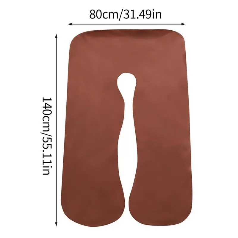 Pregnancy Pillow Multi-functional Pregnancy Pillowcase Lying Pillow Cotton Cover Comfortable U Shaped Maternity Body Removable Pillow Case