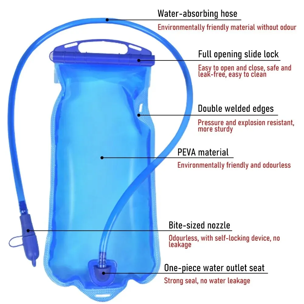 Hydration Pack Storage Bag - BPA-Free Water Reservoir for Running and Outdoor Activities