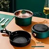 Electric Cooking Pot Foldable Hotpot Portable Multicooker Split Type Rice Cooker Frying Pan Home Travel 1.6L 3