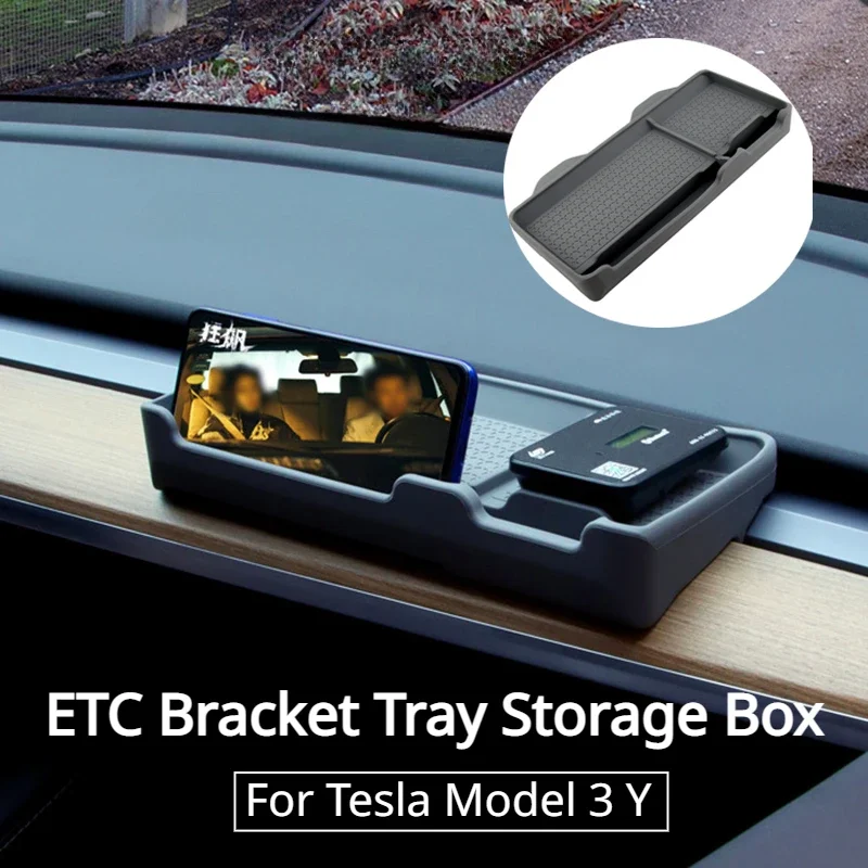 

Поддон и т. д. для Tesla Model 3 Y, Центральная панель управления инструментами и т. д., силиконовый ящик для хранения, аксессуары для салона автомобиля 2023