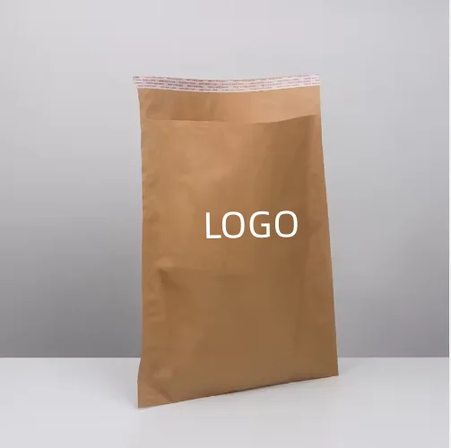 Customized kraft paper shipping bag for clothing cardboard envelopes with lamination and digital printing for mail