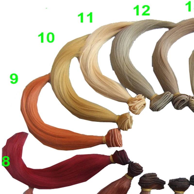 15cm Wavy Doll Hairs SD AD 1/3 1/4 1/6 Bjd Doll Diy Hair for Blyth