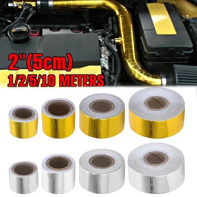 10m X 2inch Reflect Gold Tape High Performance Reflective Heat Shield Wrap