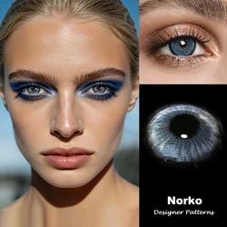 VISUASHOW Bold Green Colored Contact Lenses for Everyday & Special Occasions (Large Blue)