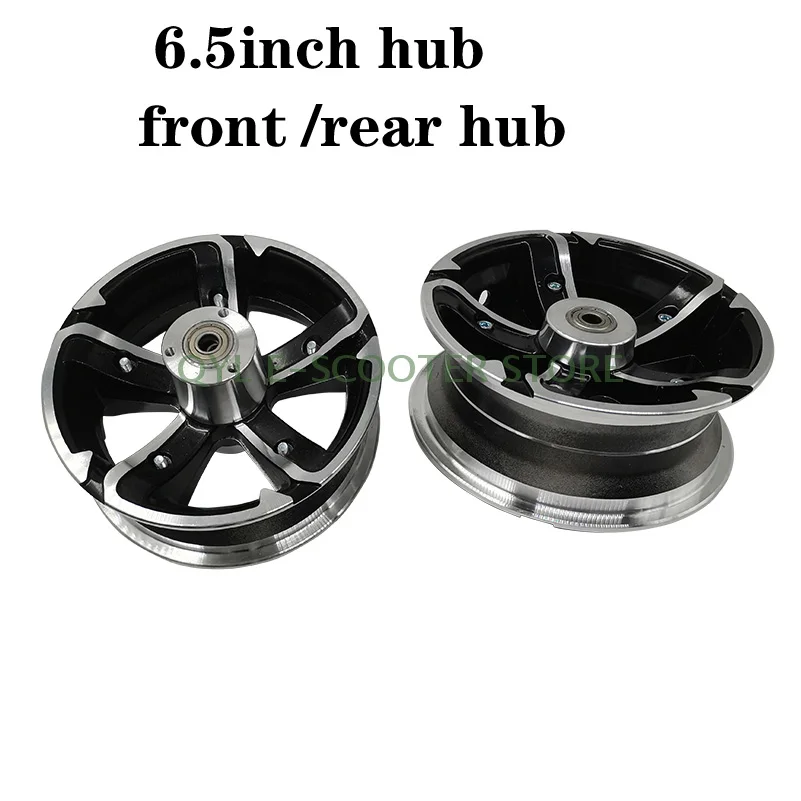 

Electric Scooter Parts 6.5 Inch Front or Rear Hub for 90/65-6.5 Inner and Outer Tyre 11 Aluminum Alloy Disc Brake Rim