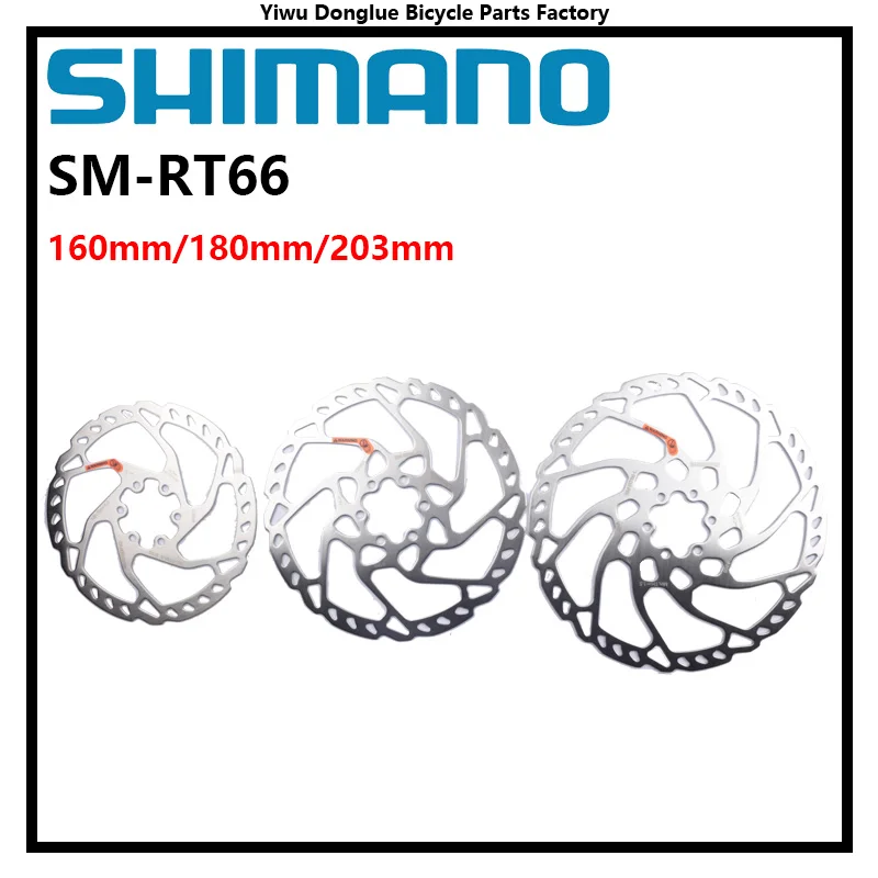 Disc Brake Rotor Centerline 6 Bolts Shimano SM-RT66 SM-RT76 DEORE XT SM-RT86 MTB Bike 160mm/180mm/203mm mountain bicycle disc brake,bicycle disc brake,bike brake rotor,mountain bike disc brake