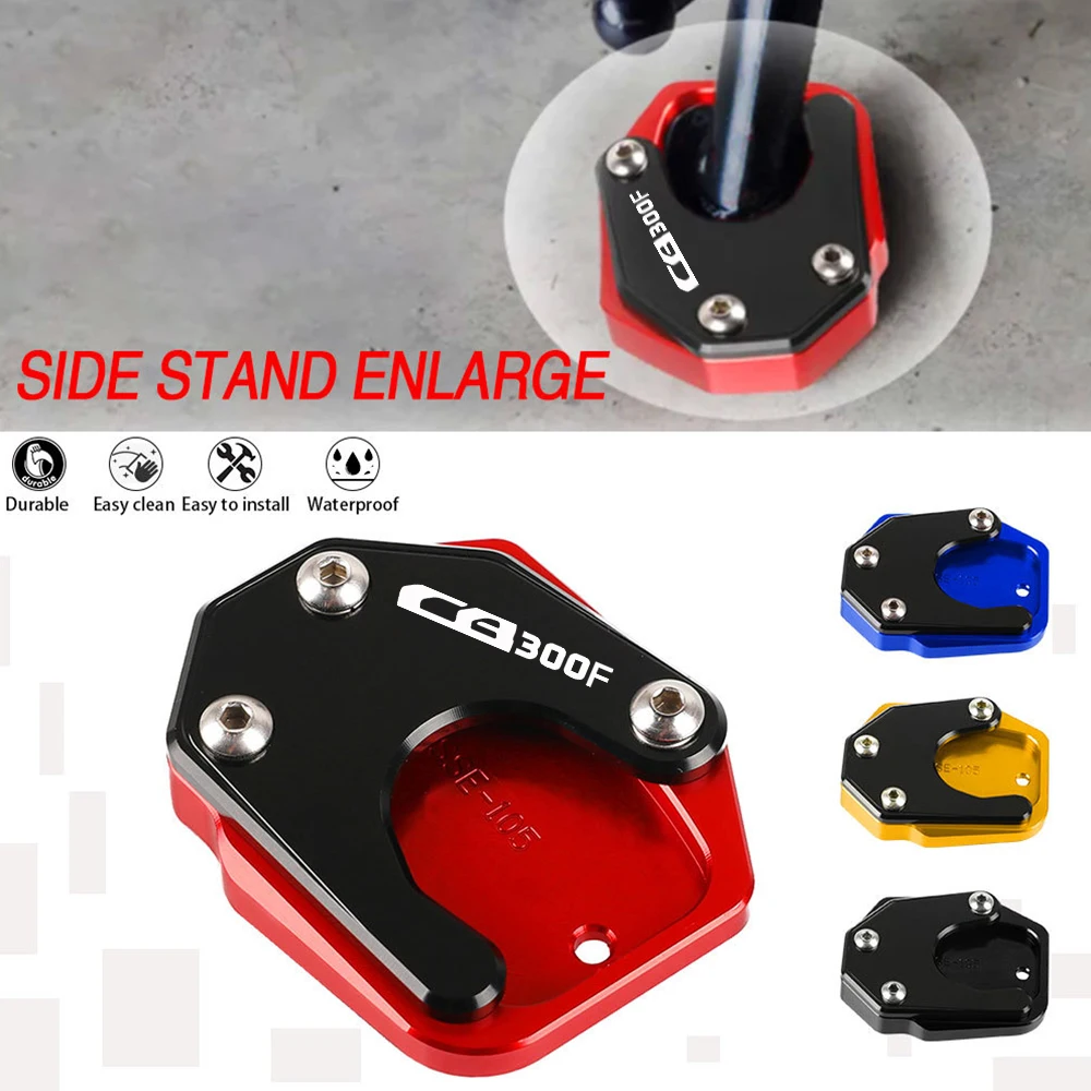 

For Honda CB300F CB300 F CB 300F 2014-2023 2022 2023 2024 Support Pad Support Shell Foot Side Stand Pad Plate Enlarger Extension
