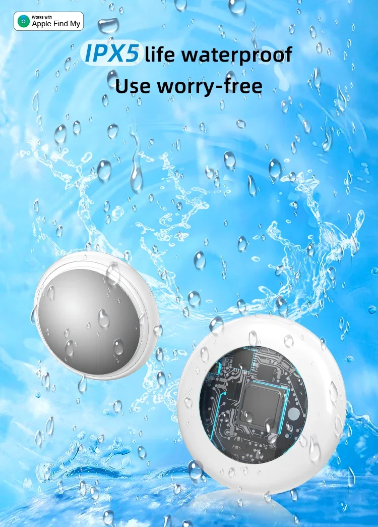 GPS Locator CONDAMINE Smart Bluetooth GPS Tracker Airtag Work with Apple Find My APP ITag Anti Lost Locator Pet Finder Air Tags for IOS