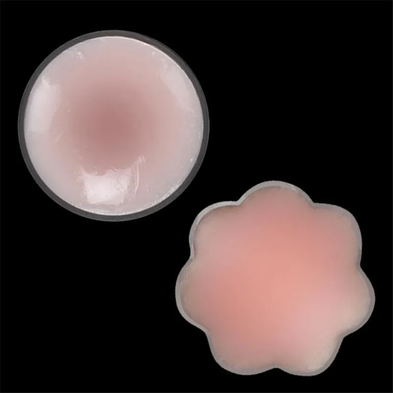 Silicone Nipple Cover Lift Up Bra Sticker Adhesive Invisible Bras Chest Patch 1Pairs for Women