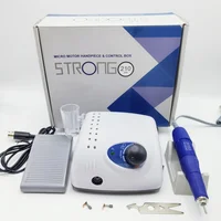 Professional Nail Machine 65W STRONG 210 Micro Host + New Version 40000RPM Strong 105L Electric Nail Drill Polishing Machine 1