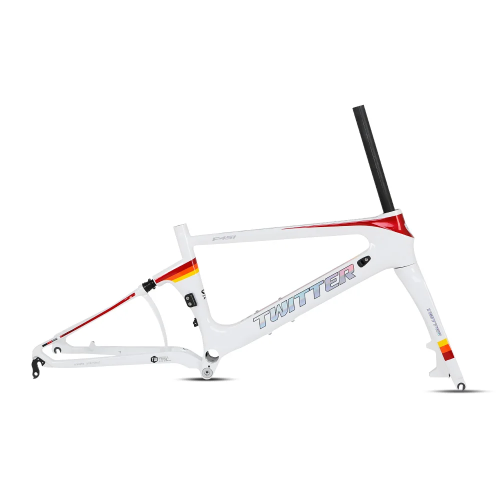 Twitter Bicycle Frame 22 Inch Mini Foldable City Bike T800 Carbon Fiber