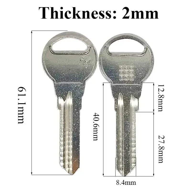 Oi-rel Chave em Branco Serralheiro Ferramenta Ferro sem Cortes Material para Cadeados Bicicleta Fechaduras do Armário Casa e Porta Home Fuaro Fua3 5100 Pcs