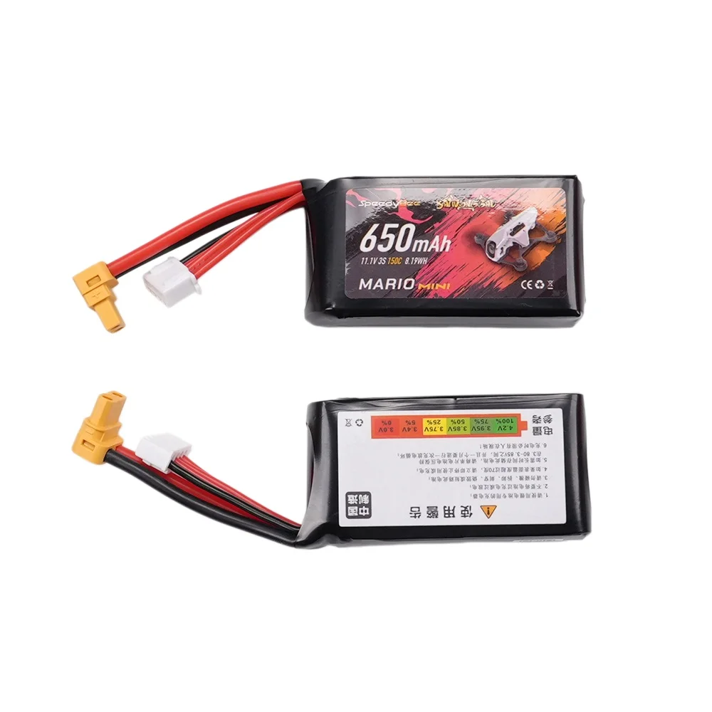 SpeedyBee for FPV  Mario Mini25 3S 150C 650mAh Battery Co-branded New Freestyle Racing DIY Parts thumbnail 5