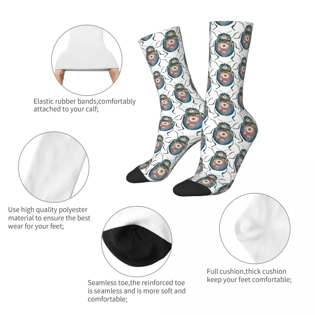 Parasite sockings Long Socks Harajuku Comfortable Breathable Happy Gift sockings For Unisex