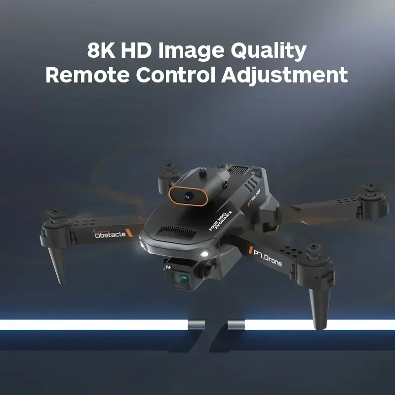 

360 Obstacle Avoidance Drones Aerial Rc Helicopter Kid Toy Gift P7 WIFI FPV Drone 8K HD Photography Four-Axis Rc Aircraft