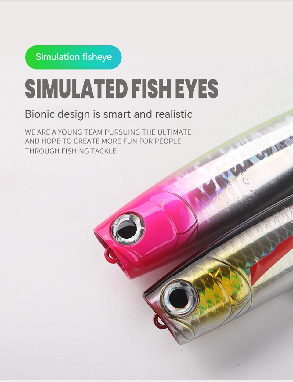 SPAZIERGANG FISCH 1PCS Neue 110mm 25g Schwimm Popper Köder Meer Angeln Topwater Angeln Locken Platic Harten köder Pesca Angelgerät – Detail 5