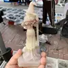 Natural Persian Agate Witch Carving Halloween Decoration Aesthetic Feng Shui Healing Crystal Witch Reiki Gift 1PCS 1