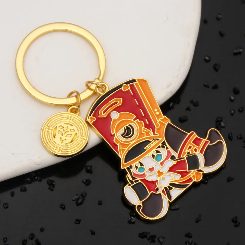 ハンカイ-男性と女性のためのポケモンキーチェーンポムペンダント,車の