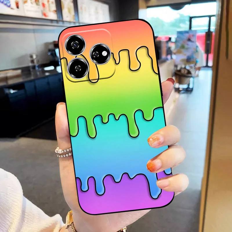 Fashionable Shockproof Silicone TPU Phone Case - Soft Protective Back Cover