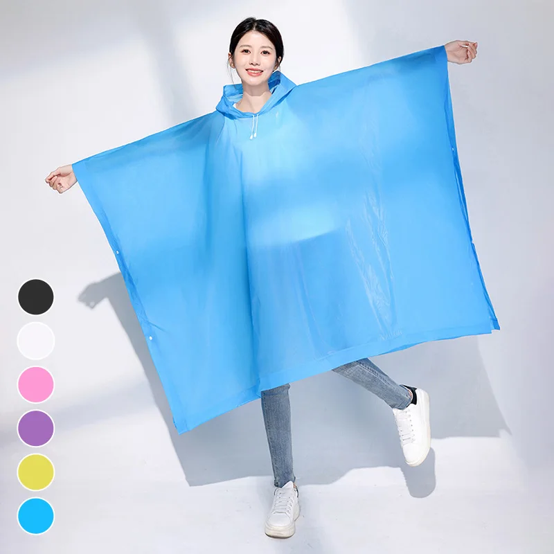 Transparent Windproof Bicycle Motorcycle Raincoat Woman Rain Poncho Impermeable EVA Hiking Raincoats Man Children Adult raincoat poncho