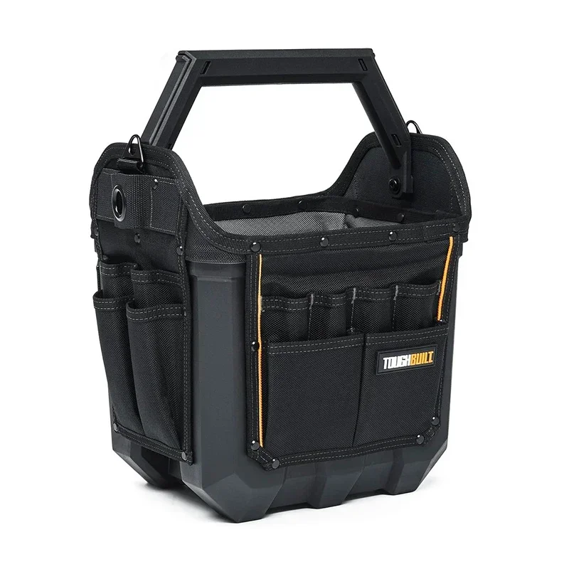 TOUGHBUILT TB-CT-82-12 12 inch hard bottomed tool bag is sturdy, easy to use, portable, and multi storage expert level 6