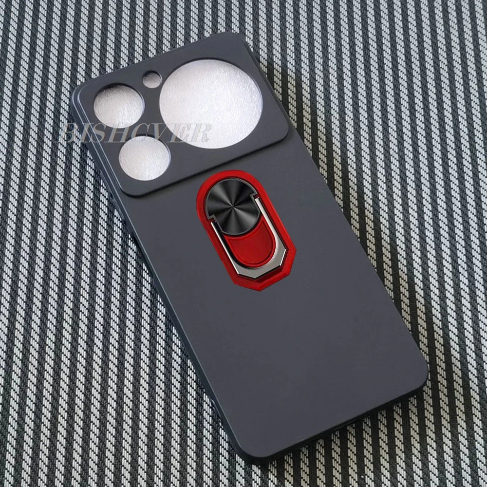 Magnet Phone Case For ZTE Nubia Music 6.6" Protective Film ON ZTENubiaMusic NubiaMusic Z2353 Soft Silicone Case With Ring Holder 2