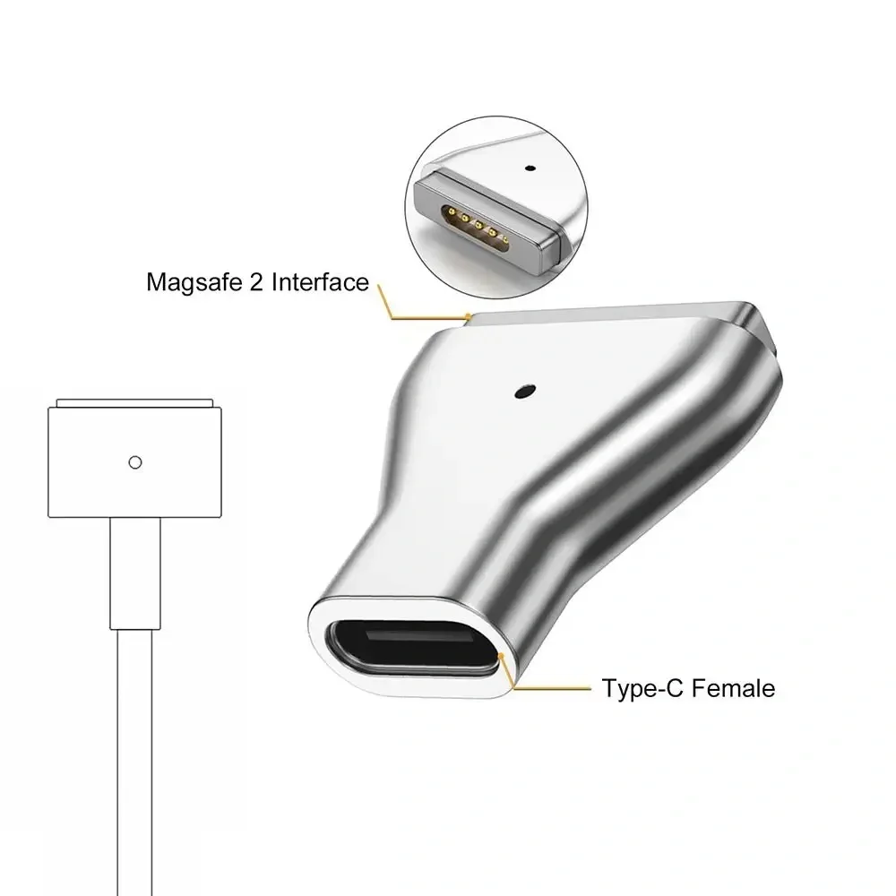 USB Type-C to Magnetic Fast Charging Connector Adapter