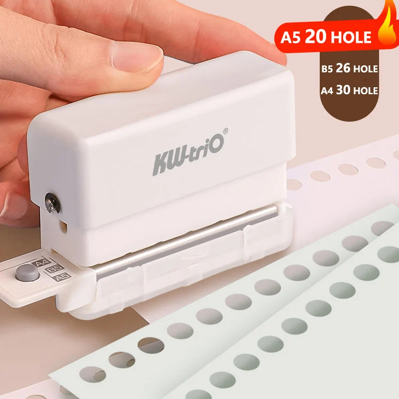 

6 Holes Hole Puncher Diy A4 A5 B5 Loose Leaf Paper Hole Punch Planner Scrapbooking Paper Binding Standard Hole Punch Machine