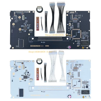 Nuova scheda madre sostitutiva migliorata (a chip singolo) con luci RGB colorate senza CPU per console di gioco GAMEGEAR GG