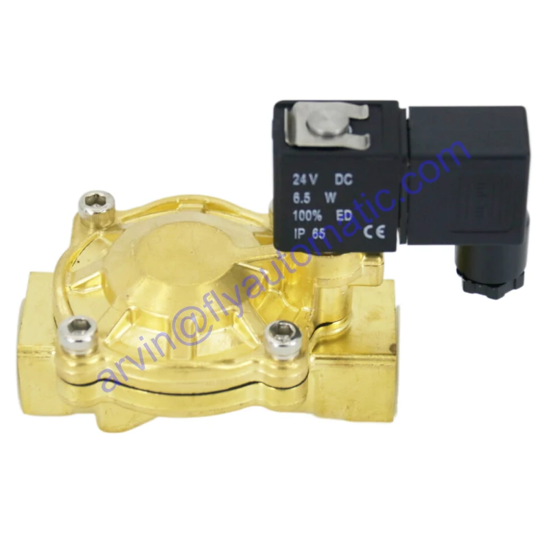 

American ASCO Solenoid Valve SCE238D004 DN20 G3/4 Brass Two-Way Pilot Valve Water Valve NC - Normally Closed 10Bar