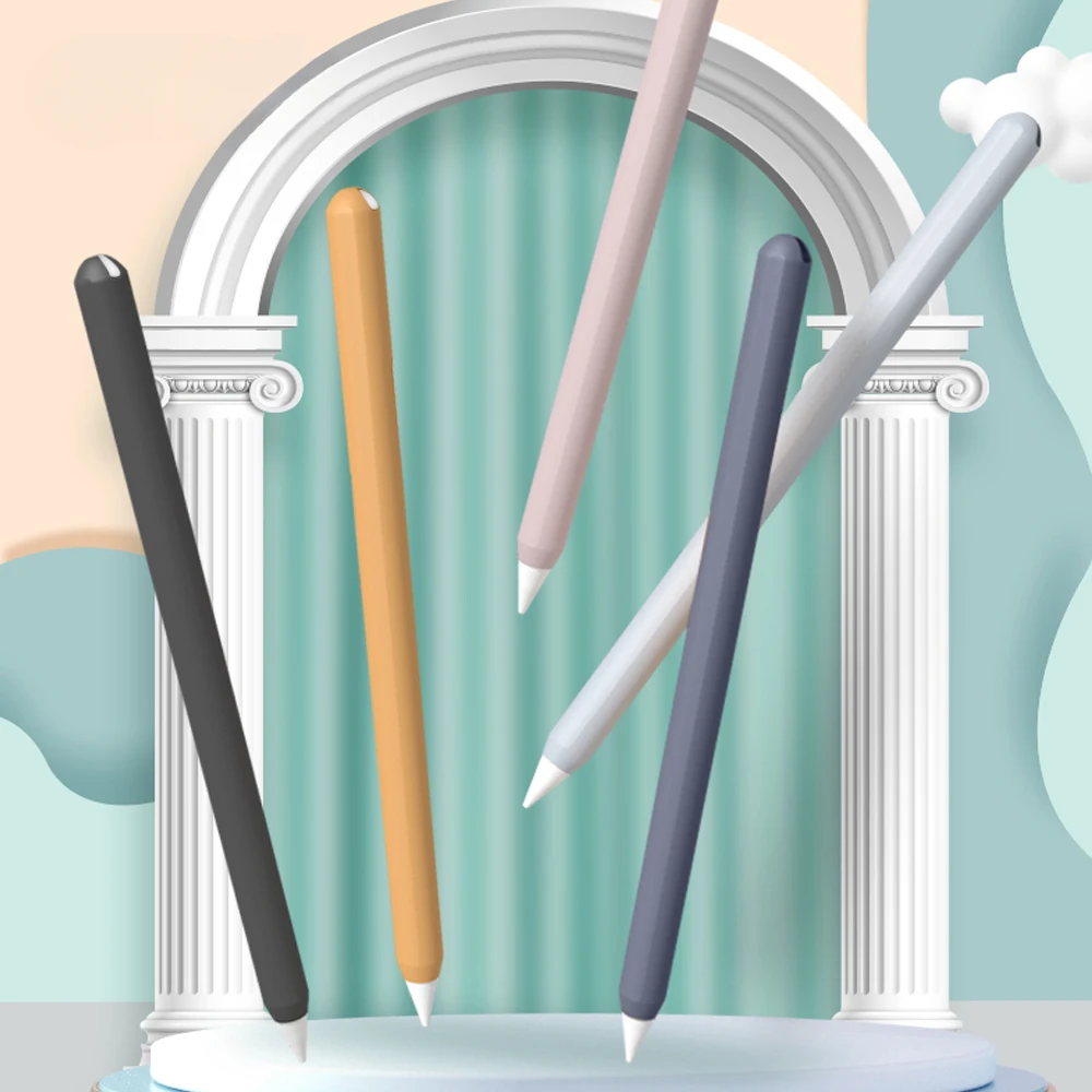 Per Apple Pencil 2 Astuccio Per Matite Per Apple 2Nd Gen Tablet Touch Stylus Pen Pouch Custodia Protettiva In Silicone Morbido Portatile