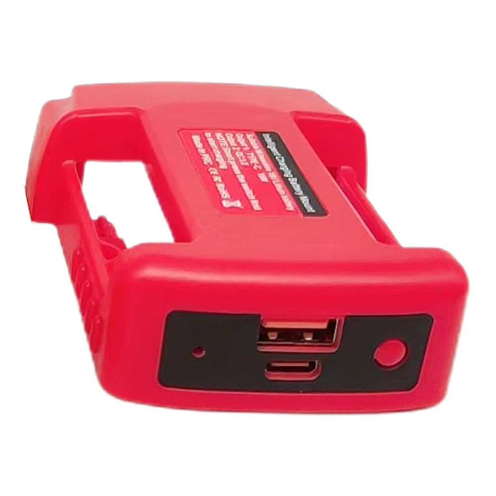 

USB-адаптер для зарядного устройства Milwaukee, 2,57 дюйма, Д X 3,58 дюйма, Ш X 0,72 дюйма