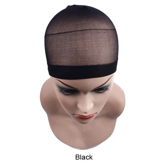 6 Pezzi Retina Per Capelli Professionale Elasticizzata - Unisex Black