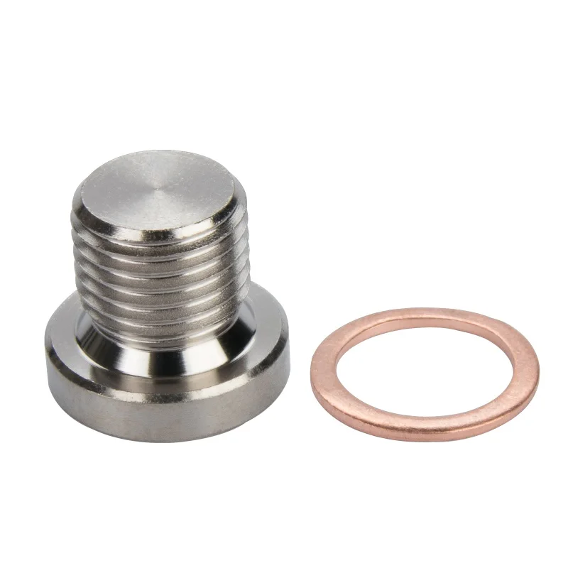 Lambda O2 Oxygen Sensor Exhaust Downpipe Bung Blank Bolt plug M12 x 1.25 AF-CGQ144 oxygen sensor plug