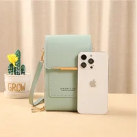 Women Crossbody Shoulder Bags Wallets Touch Screen Cell Phone Purse Soft Leather Strap Handbag for Female Luxury Messenger Bags - Image 4