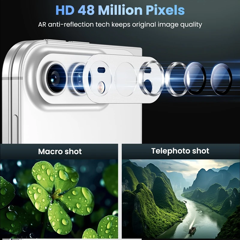 Premium Anti-Scratch Metal Camera Lens Protector with Tempered Glass – Full Coverage Protective Cap