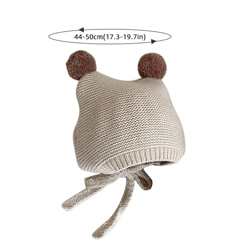 Woolen Crochet Baby Ear Protection Hat for Winter