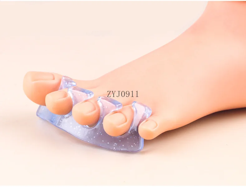 *Nail art silicone finger separator can be recycled, toe separator, nail separator, isolator, universal for feet and hands
