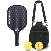 Pickleball Paddles Set of 2 USAPA Approved Fiberglass Pickle Ball Paddles with 4 Pickle Balls Durable Racket for Beginners 6