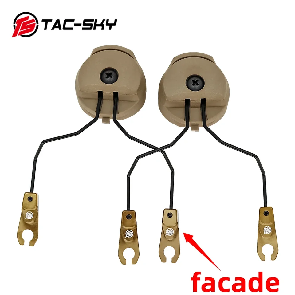 TS TAC-SKY Cuffie Tattiche Adattatore Per Montaggio Su Casco SORDIN Compatibile Con Binario ARC / Binario Wendy / Binario MLOK Per Caschi - Foto 12