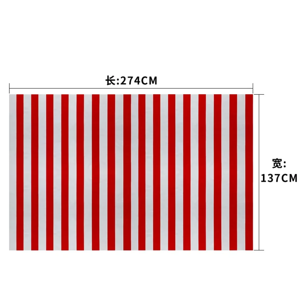 Tablecloth Table Cover Party Birthday Covers Striped Circus Stripe Picnic Dining Plastic Summer Cloth Clothes Wedding Christmas