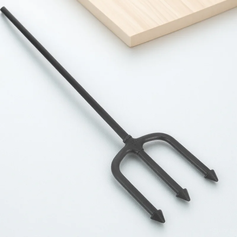 Devil Fork ABS Halloween Pitch Fork Prop for Cosplay Party Stage Performance Demon Decoration Halloween Prop Demon Supplies