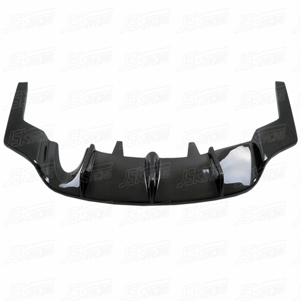 Js Style Carbon Fiber Rear Diffuser Cover For Honda Civic Fd2 4dr Jdm