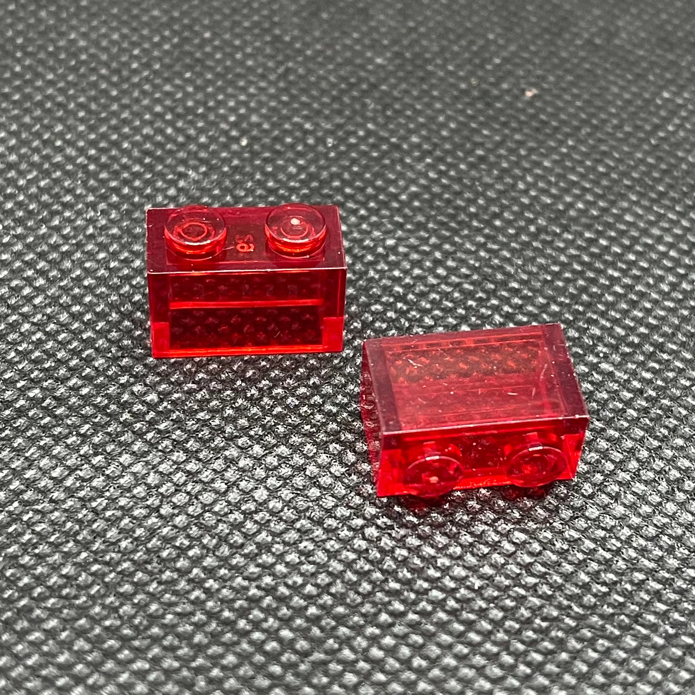 Transparent Clear Brick 1x2 Without Bottom Tube Building Block MOC Parts Toys For Children Compatible 3004 60pcs/Lot 6