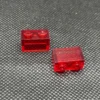 Transparent Clear Brick 1x2 Without Bottom Tube Building Block MOC Parts Toys For Children Compatible 3004 60pcs/Lot 6